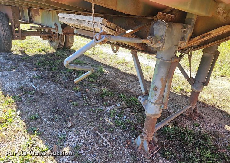 image for item OG9547 1995 Shop built  flatbed trailer