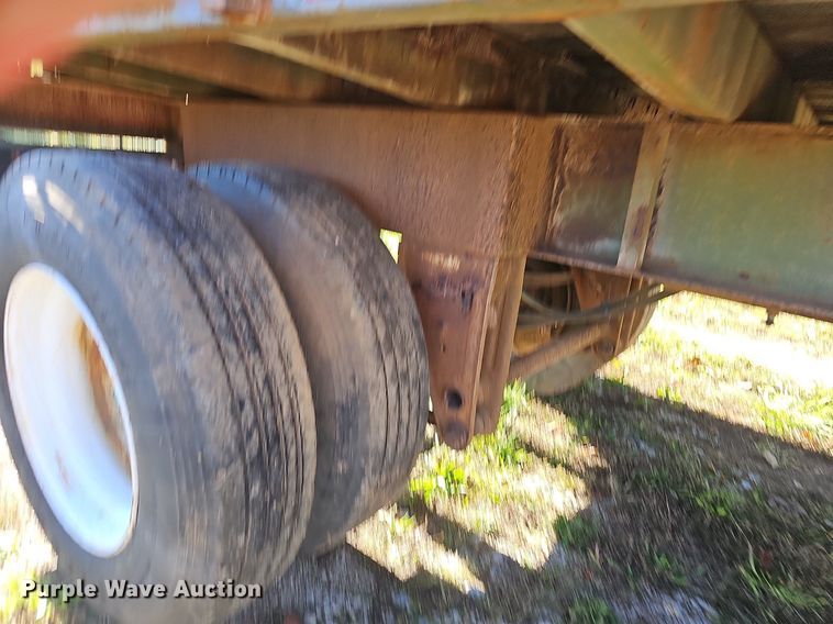 image for item OG9547 1995 Shop built  flatbed trailer