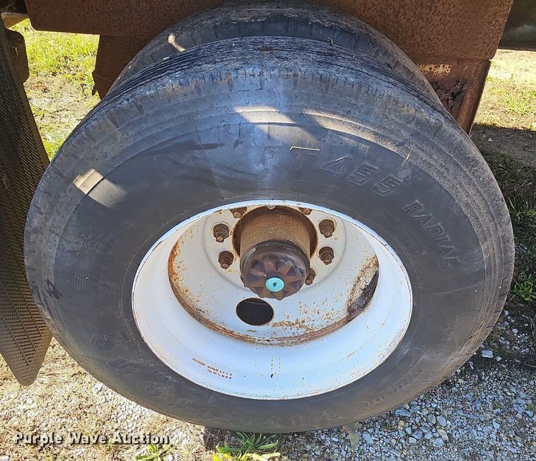 image for item OG9547 1995 Shop built  flatbed trailer