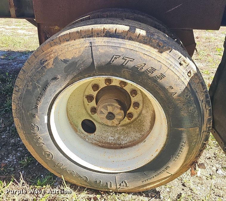 image for item OG9547 1995 Shop built  flatbed trailer