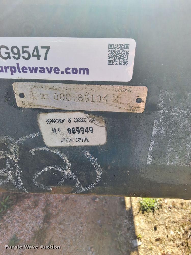 image for item OG9547 1995 Shop built  flatbed trailer