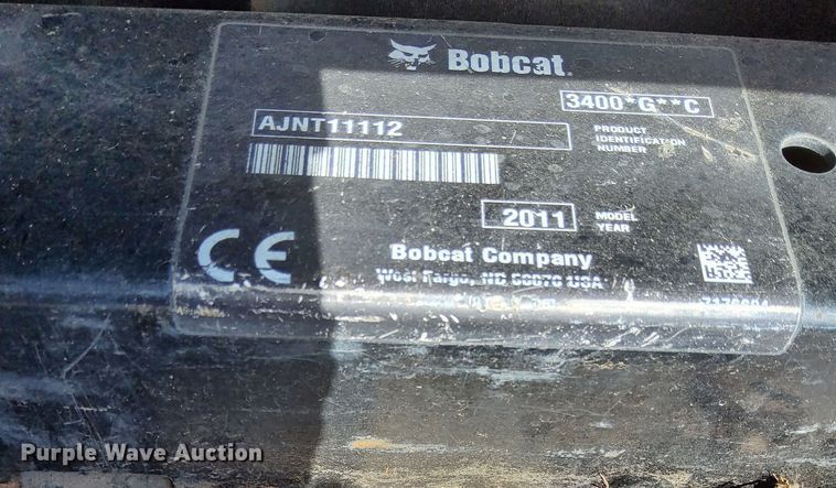 image for item DK8871 2011 Bobcat 3400  utility vehicle