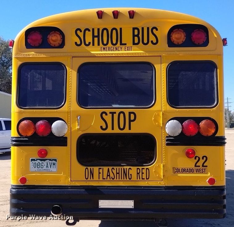 image for item DK8872 1995 Blue Bird TC2000  school bus
