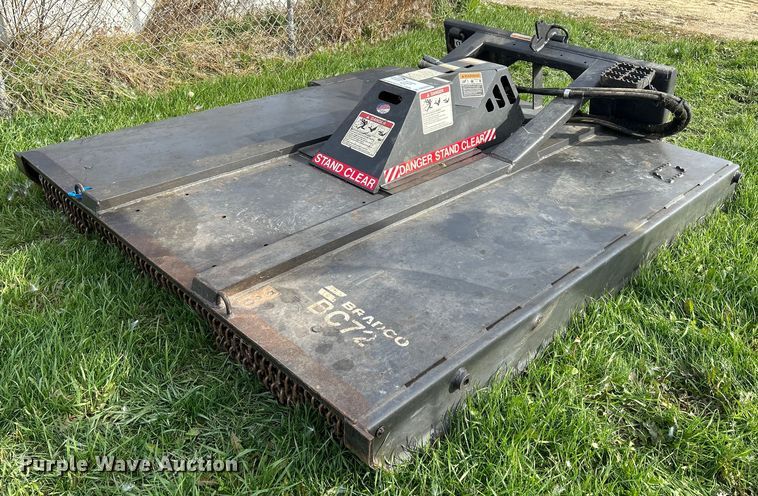 image for item DQ1038 Bradco BC72  skid steer rotary mower