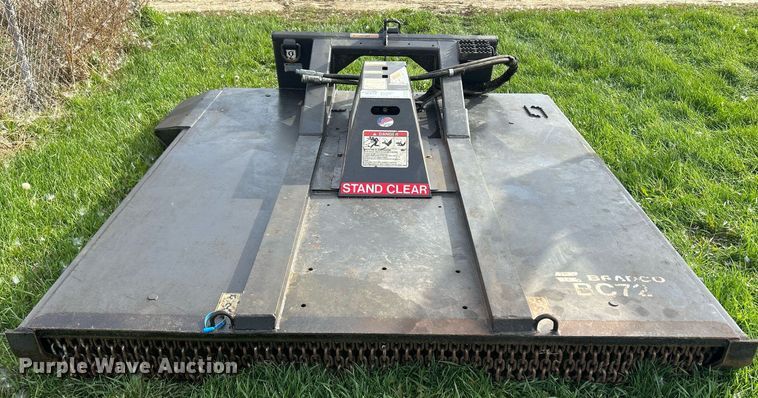 image for item DQ1038 Bradco BC72  skid steer rotary mower