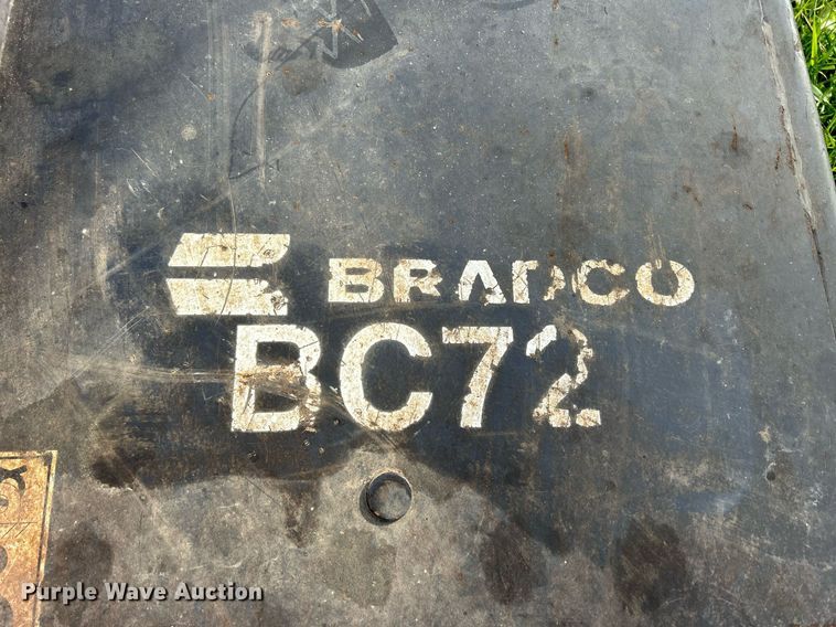 image for item DQ1038 Bradco BC72  skid steer rotary mower