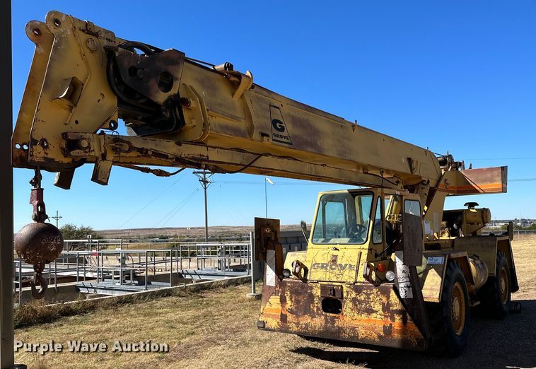 image for item DQ1497 1980 Grove RT58C  crane