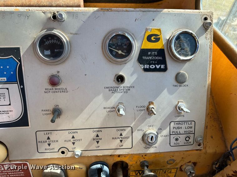 image for item DQ1497 1980 Grove RT58C  crane