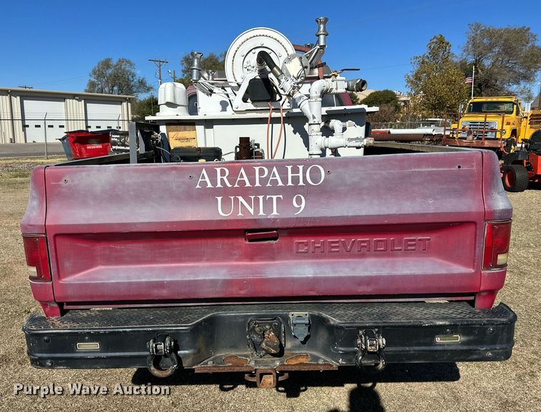 image for item DQ1500 1986 Chevrolet D3P brush fire truck