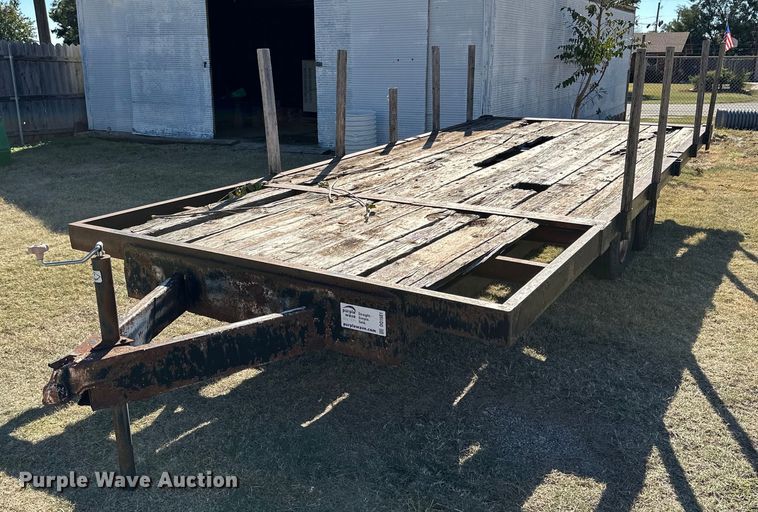 image for item DQ1501 Shop built utility trailer