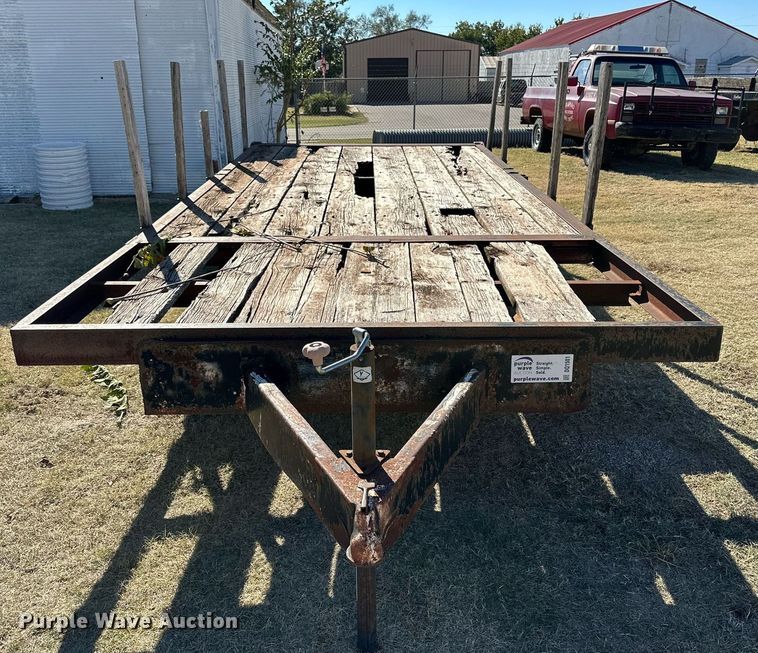 image for item DQ1501 Shop built utility trailer