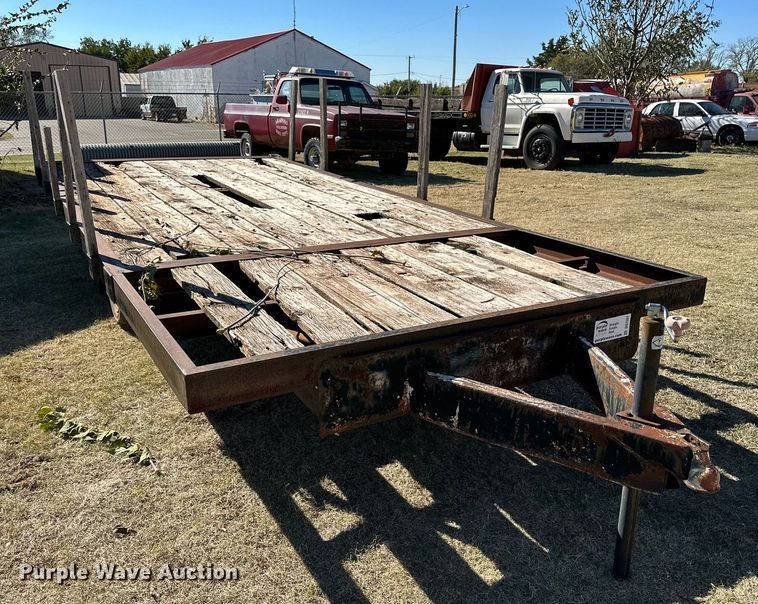 image for item DQ1501 Shop built utility trailer