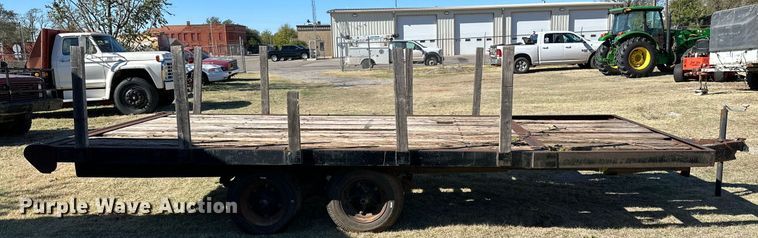 image for item DQ1501 Shop built utility trailer