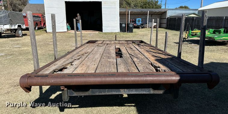 image for item DQ1501 Shop built utility trailer
