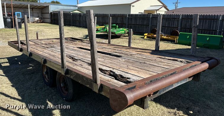 image for item DQ1501 Shop built utility trailer