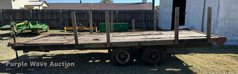 image for item DQ1501 Shop built utility trailer