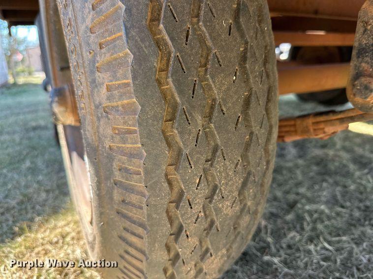 image for item DQ1501 Shop built utility trailer