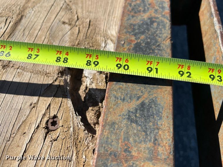 image for item DQ2246 1990 Gooseneck  equipment trailer