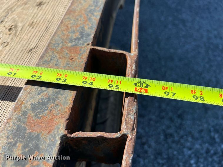 image for item DQ2246 1990 Gooseneck  equipment trailer