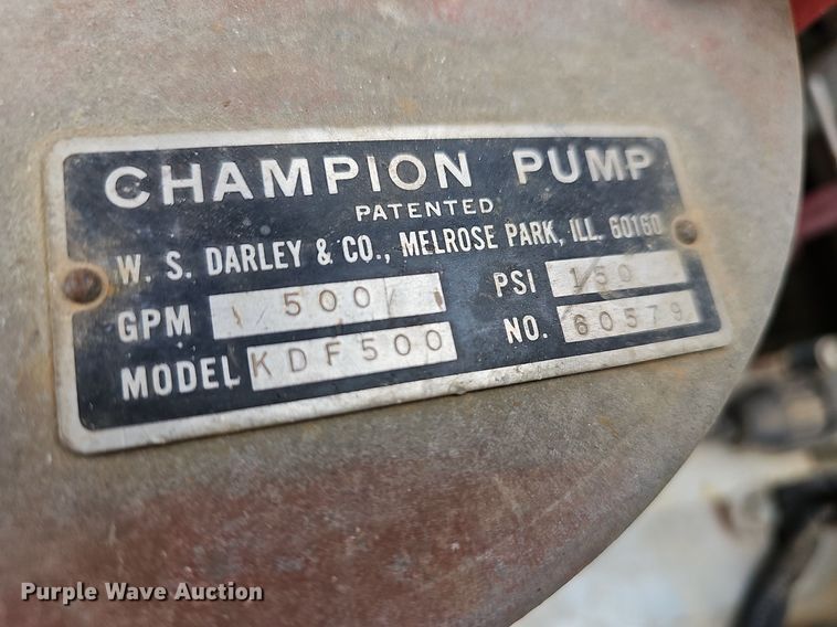 image for item DR5839 1973 Ford F600  fire truck