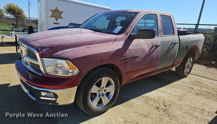 image for item DR5861 2010 Dodge Ram 1500  Quad Cab pickup truck