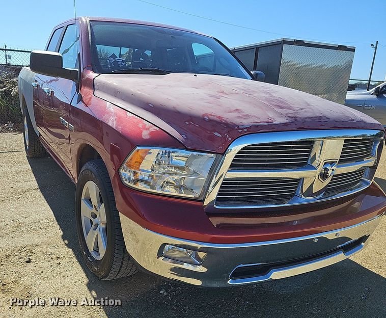 image for item DR5861 2010 Dodge Ram 1500  Quad Cab pickup truck
