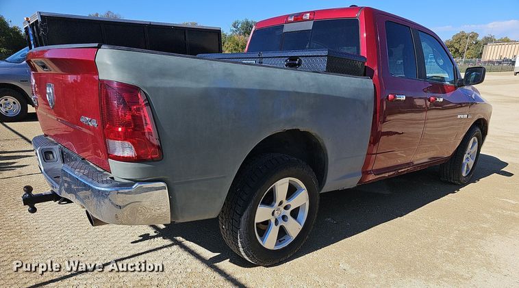 image for item DR5861 2010 Dodge Ram 1500  Quad Cab pickup truck