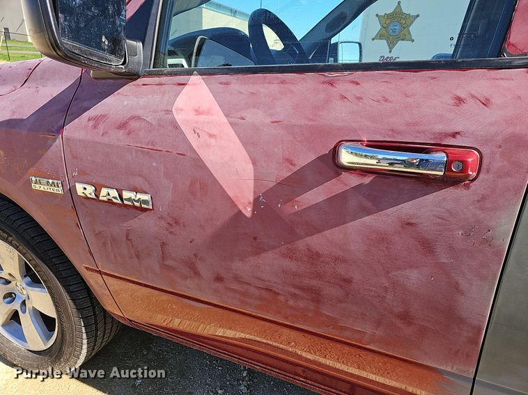 image for item DR5861 2010 Dodge Ram 1500  Quad Cab pickup truck