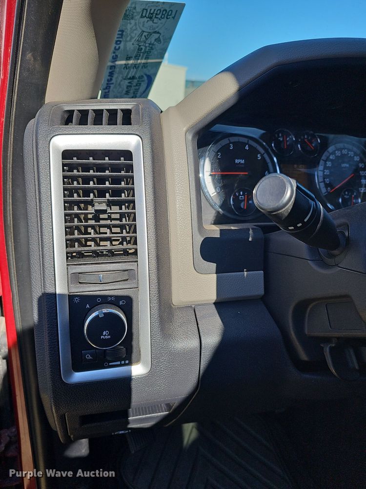 image for item DR5861 2010 Dodge Ram 1500  Quad Cab pickup truck