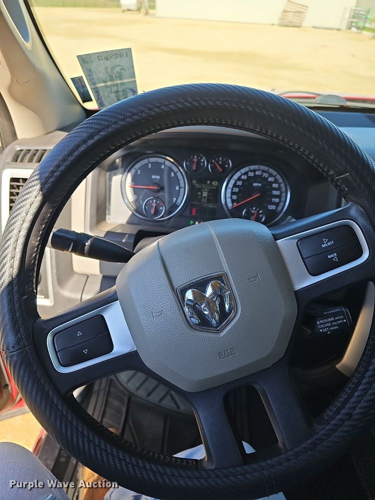 image for item DR5861 2010 Dodge Ram 1500  Quad Cab pickup truck