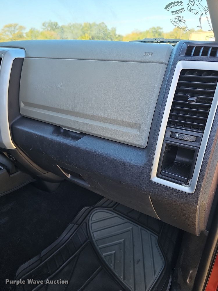 image for item DR5861 2010 Dodge Ram 1500  Quad Cab pickup truck