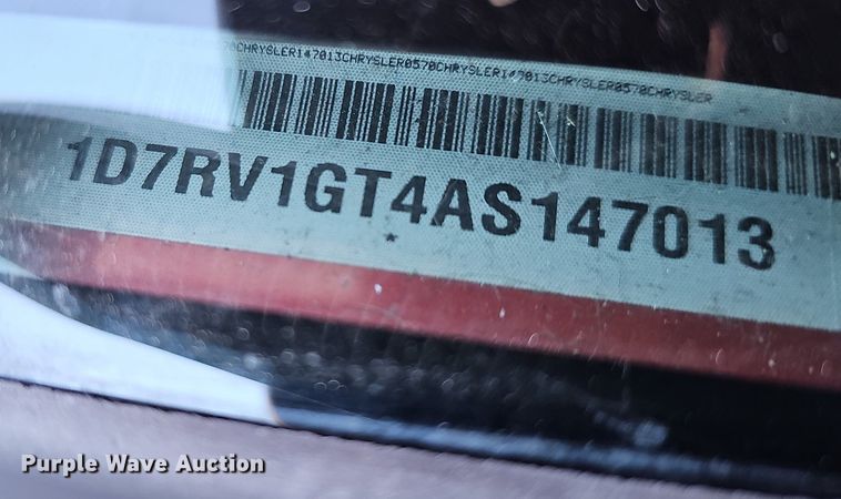 image for item DR5861 2010 Dodge Ram 1500  Quad Cab pickup truck