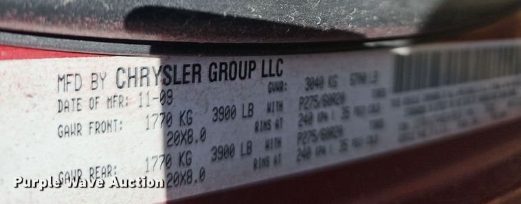 image for item DR5861 2010 Dodge Ram 1500  Quad Cab pickup truck