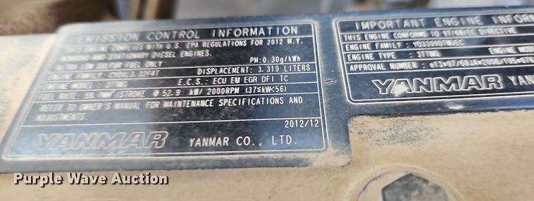 image for item DR5874 2013 Takeuchi TB285  mini excavator