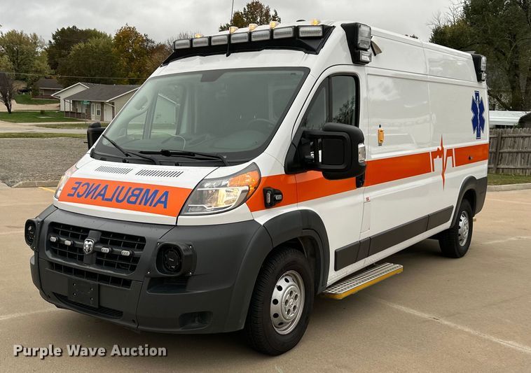 image for item DW2897 2017 Dodge Ram Promaster  ambulance