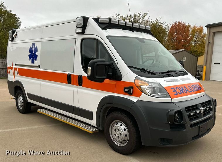 image for item DW2897 2017 Dodge Ram Promaster  ambulance
