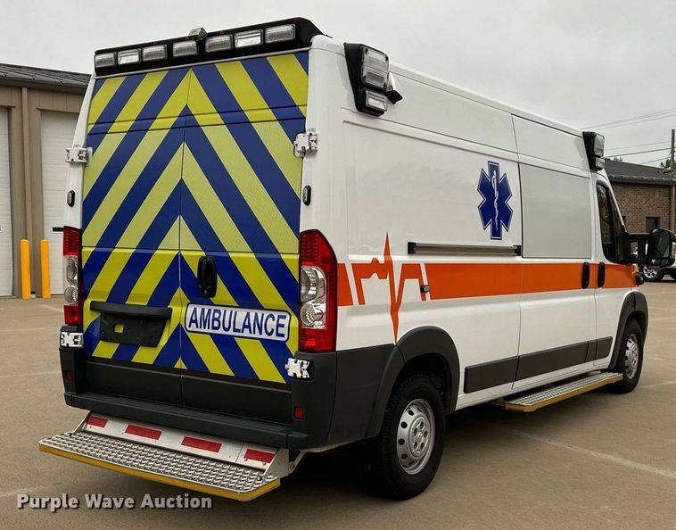 image for item DW2897 2017 Dodge Ram Promaster  ambulance