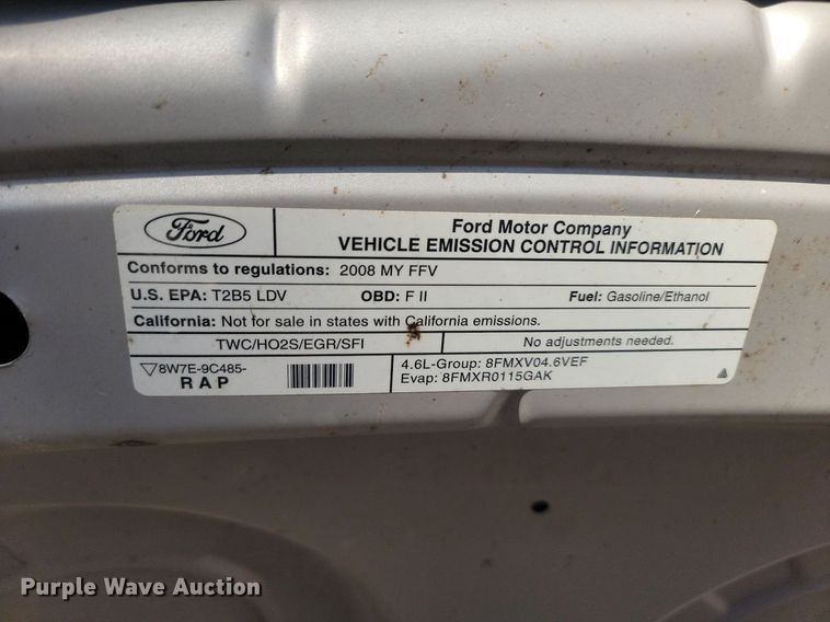 image for item JG9704 2008 Ford Crown Victoria Police Interceptor