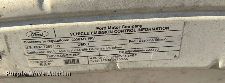 image for item JT9273 2008 Ford Crown Victoria Police Interceptor