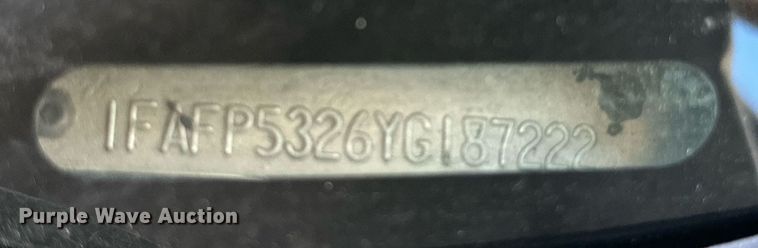 image for item JT9278 2000 Ford Taurus