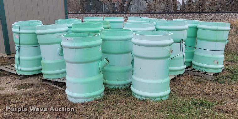 image for item JW9569 Approximately 19 pieces of IPEX USA LLC sewer pipe