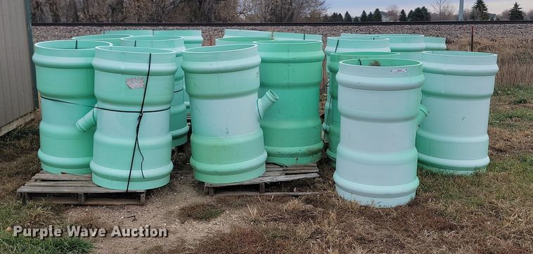 image for item JW9569 Approximately 19 pieces of IPEX USA LLC sewer pipe