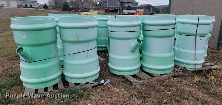 image for item JW9569 Approximately 19 pieces of IPEX USA LLC sewer pipe