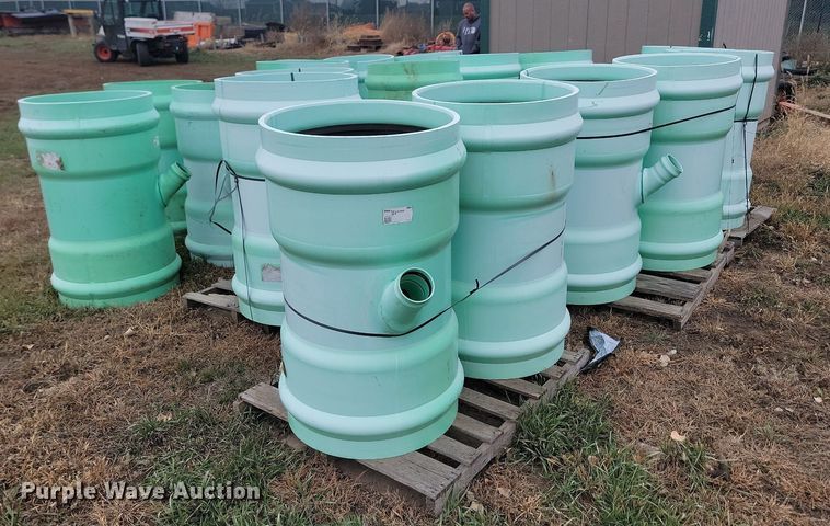image for item JW9569 Approximately 19 pieces of IPEX USA LLC sewer pipe