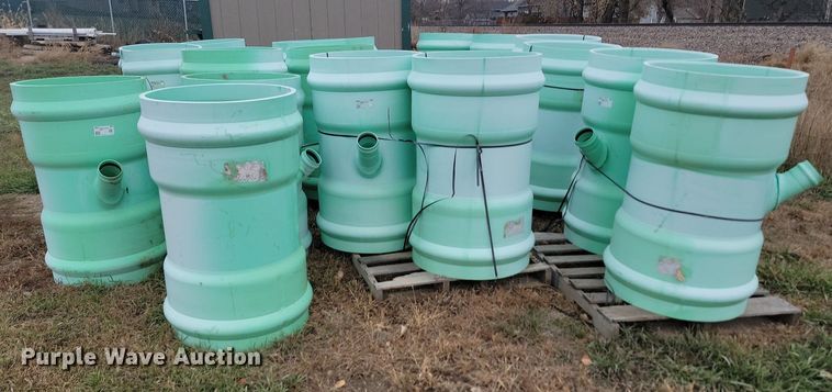 image for item JW9569 Approximately 19 pieces of IPEX USA LLC sewer pipe