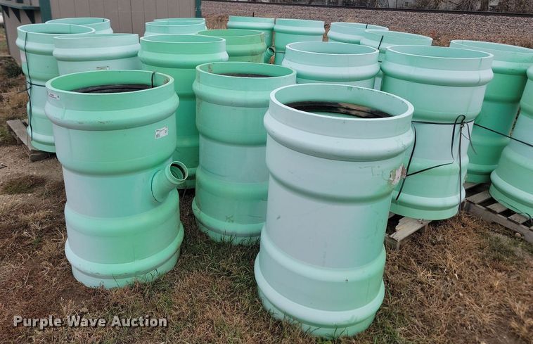 image for item JW9569 Approximately 19 pieces of IPEX USA LLC sewer pipe