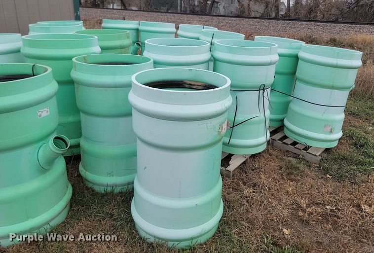 image for item JW9569 Approximately 19 pieces of IPEX USA LLC sewer pipe