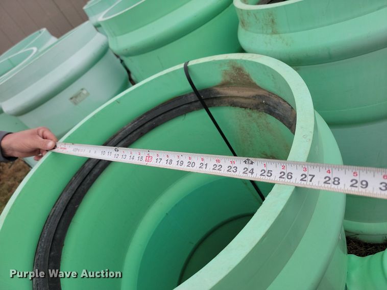 image for item JW9569 Approximately 19 pieces of IPEX USA LLC sewer pipe