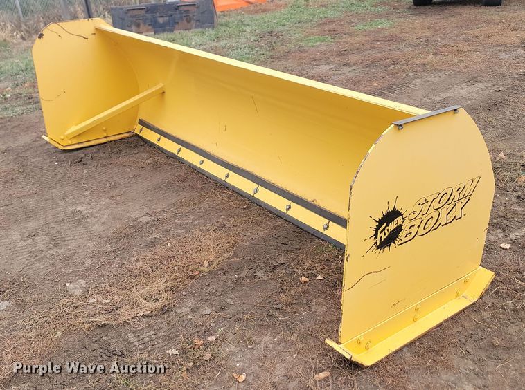 image for item JW9570 Fisher Storm Boxx  10' W skid steer snow pusher