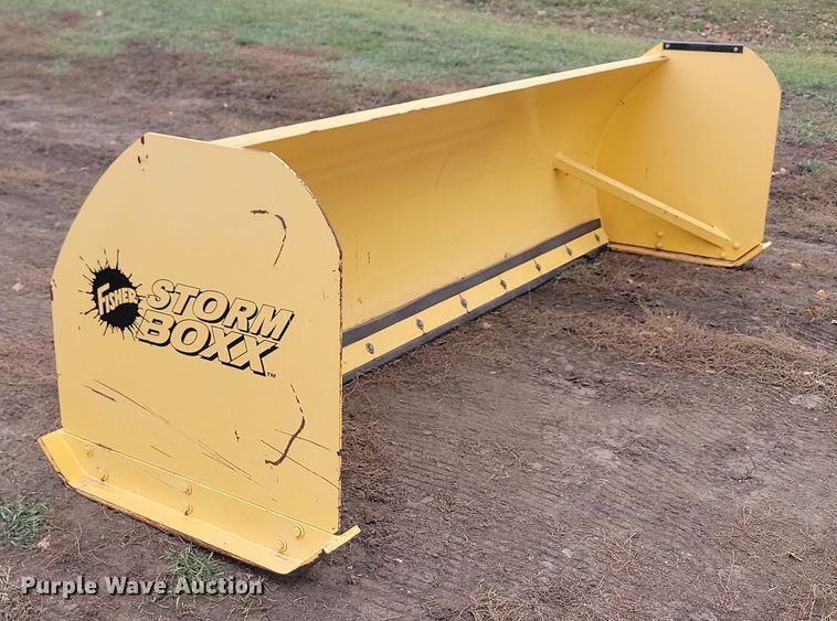 image for item JW9570 Fisher Storm Boxx  10' W skid steer snow pusher